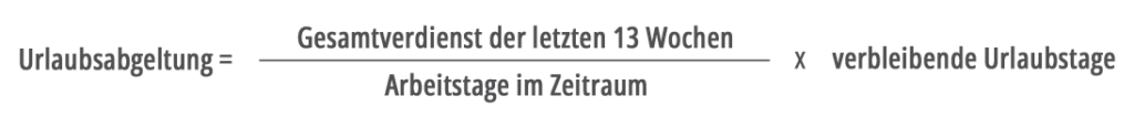 urlaubsabgeltung berechnen